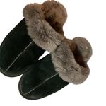 UGG  Scuffette II Shearling Lined Slip On Slippers Black Size 7 Photo 6