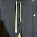 Champion Vintage 1990s Y2K Capri Length Dark Navy Blue Athletic Pants XL Photo 7