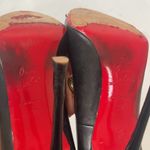 Christian Louboutin Black leather Cabo pumps 120mm with multicolor jewels 38 Photo 10