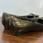 Franco Sorto Women’s green gold metallic flat L Chord size 9.5 Photo 3