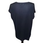 Orvis Black V-neck Short Sleeve Shirt Comfy Casual Photo 5