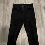 American Eagle  Black High Rise Super Ripped Stretch Skinny Jeans Photo 1