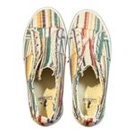Corkys Babalu Slip On Sneakers Colorful Striped Casual Shoes Women Size 9 Tan Photo 4