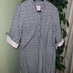 Lilly Pulitzer Brinkley Shirt Dress Bright Navy/It’s A Lilly Size 10 Photo 0