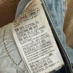 Billabong  Tie Front Lite Hearted Denim Raw Hem Shorts Size 28 Photo 3