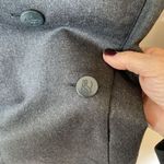 Karl Lagerfeld Vintage 100% Wool Brown Tuxedo Coat Dress Made In France Photo 2