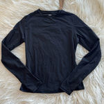 SKIMS Fits Everybody Long Sleeve T-Shirt Onyx Size Medium Photo 0