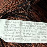 ZARA Women's Brown Black Half Sleeve Knit Mock Neck Cropped Sweater Top Size M Photo 3