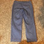 Loft  The Riviera Slim Crop‎ Pants Size 10 Blue Office Career Casual Photo 6