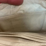 Spartina 449 Callahan Linen Wristlet Wallet Ivory Navy Orange Accent Classic Photo 8