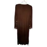 Vintage‎ I.Magnin Zip Robe Brown Size L Photo 5