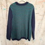 Boden Wool Blend Crewneck Sweater Blue Size 16 Photo 2