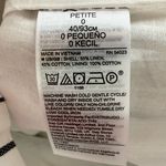 Banana Republic NWT  Linen Blend Wide Leg Striped Jumpsuit in White Black Sz 0P‎ Photo 8