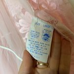 VINTAGE BABY PINK FLOOR LENGTH MAXI ROBE & SLIP DRESS SET Size M Photo 4