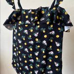 Victoria's Secret Victoria Secret‎ swim one piece ruffle lemon bathing suit black NWOT size M Photo 9