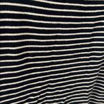 Premise  Black Tan Cream T Shirt Sweater Zip Back Lightweight Size Large Photo 4