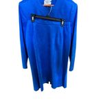 Vintage 80's Ultrasuede Blue Skirt Suit Women’s 16 Count Romi Rosenblum’s USA Photo 1