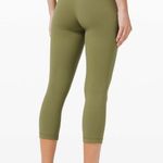 Lululemon  Wunder Train High-Rise Crop 21" Bronze Green Size 4 Photo 3
