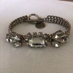 White House | Black Market WHBM Goldtone Chunky Rhinestone toggle bracelet Photo 1