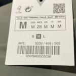 ZARA NWT  HIGH WAISTED BIKER SHORT MEDIUM Photo 2