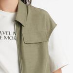 Goella Zippered Lapel Vest And Slit Half Skirt Two Photo 6