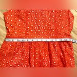 MM Couture Eyelet Fit & Flare Dress in Coral Size Medium Photo 10