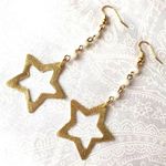 Star Earrings Gold Photo 0