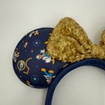 Lounge Fly  Walt Disney World 50th Anniversary Minnie Ear Headband Gold Sequin Photo 4