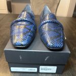 Veronica Beard  Grier snake embossed indigo loafers size 10 New‎ w/box Photo 8