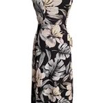 Lulus 🌸 Love Abloom Black Floral Print Lace-Up Maxi Dress – Size XS 🌸 Photo 0