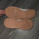 Nike Dunk Low Sneakers in White and Tan Photo 1