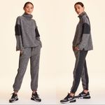 Alala • Retreat sweatpants joggers charcoal boucle knit pull on pants blue grey Photo 12