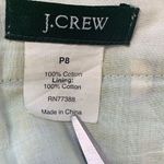 J.Crew Skirt Bright Green Pleated Cream Navy Polka Dots Retro Style Drop Waist Photo 5