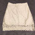 Urban Outfitters Kimchi Blue UO ivory lined lace skirt size medium Photo 1