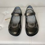 Naot Rongo Slingback Mary Jane Sandal in Mirror Leather Pewter Sz 36 US 5.5 NWT Photo 2