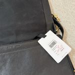 Reiss  NWT Black Leather Crandon Magnetic Close Chain Strap Crossbody Bag Photo 3