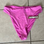 SKIMS  signature swim mid waist bottom‎ Neon Orchid NWT size M Photo 1