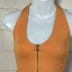 Urban Outfitters  Out From Under Orange Zip Crop Tank size XS/S Photo 6