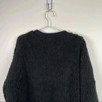 Dolls Kill x Hello Kitty Black Teddy Sweatshirt Photo 4