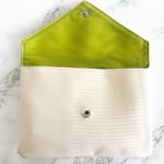 Ipsy Ivory Faux Snakeskin Glam Cosmetic Bag Photo 0