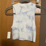 Aerie NWT  cropped tank blue and white Photo 3