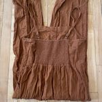 Old Navy Linen Blend Button Front Cami Jumpsuit Burnt Ginger Photo 4