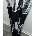 Forever 21 Dress Womens Small Tie Dye Black White Side Slits Strappy Sleeveless Photo 2