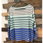 Talbots striped top crew neck sz 1XP Photo 1
