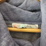 Free People FP Beach Shirt Womens Two Body Purple Funnel Cowl Neck Pullover O/S Photo 4