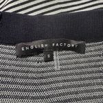 English Factory Black Knit White Striped Mini Sweater Skirt Photo 7