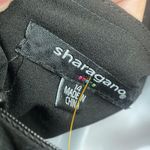 Sharagano  career black shirt dress gold snaps size 14 Photo 8