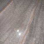 Giorgio Armani emporio armani cardigan Woman’s tie front sequin linen blouse cardigan $800 glam Photo 9