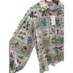 Petal and Pup Tomi Long Sleeve Button Up Shirt Flower Market Size Medium Photo 7