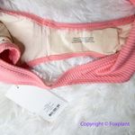 New! Set! Free People x Peony panel balconette highline pant bikini, size S Pink Photo 7